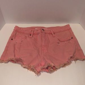 Mossimo women's pink denim shorts